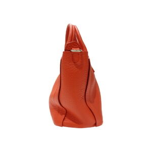 Furla Capriccio Handbag Orange Shoulder Leather Bag
